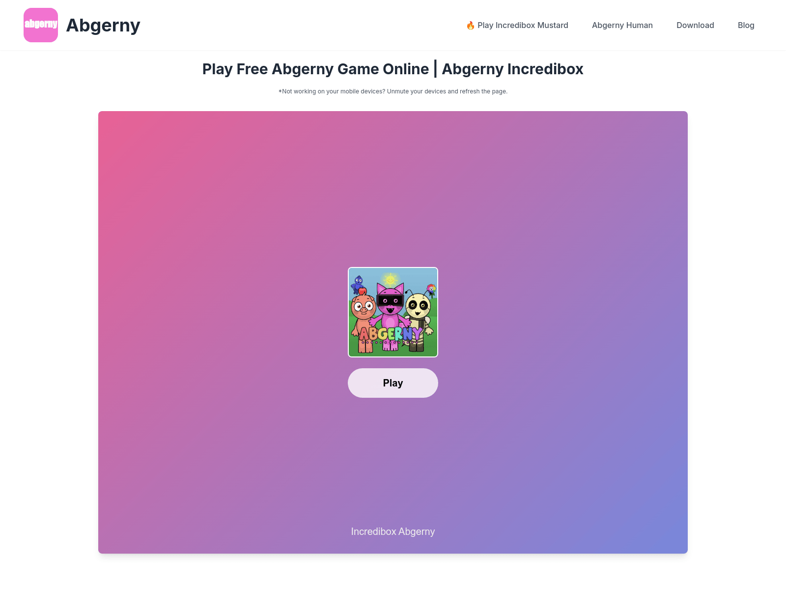 Play free online music creation game Abgerny, a drag-and-drop Incredibox variant.  Enjoy unique music experiences and explore related games.
