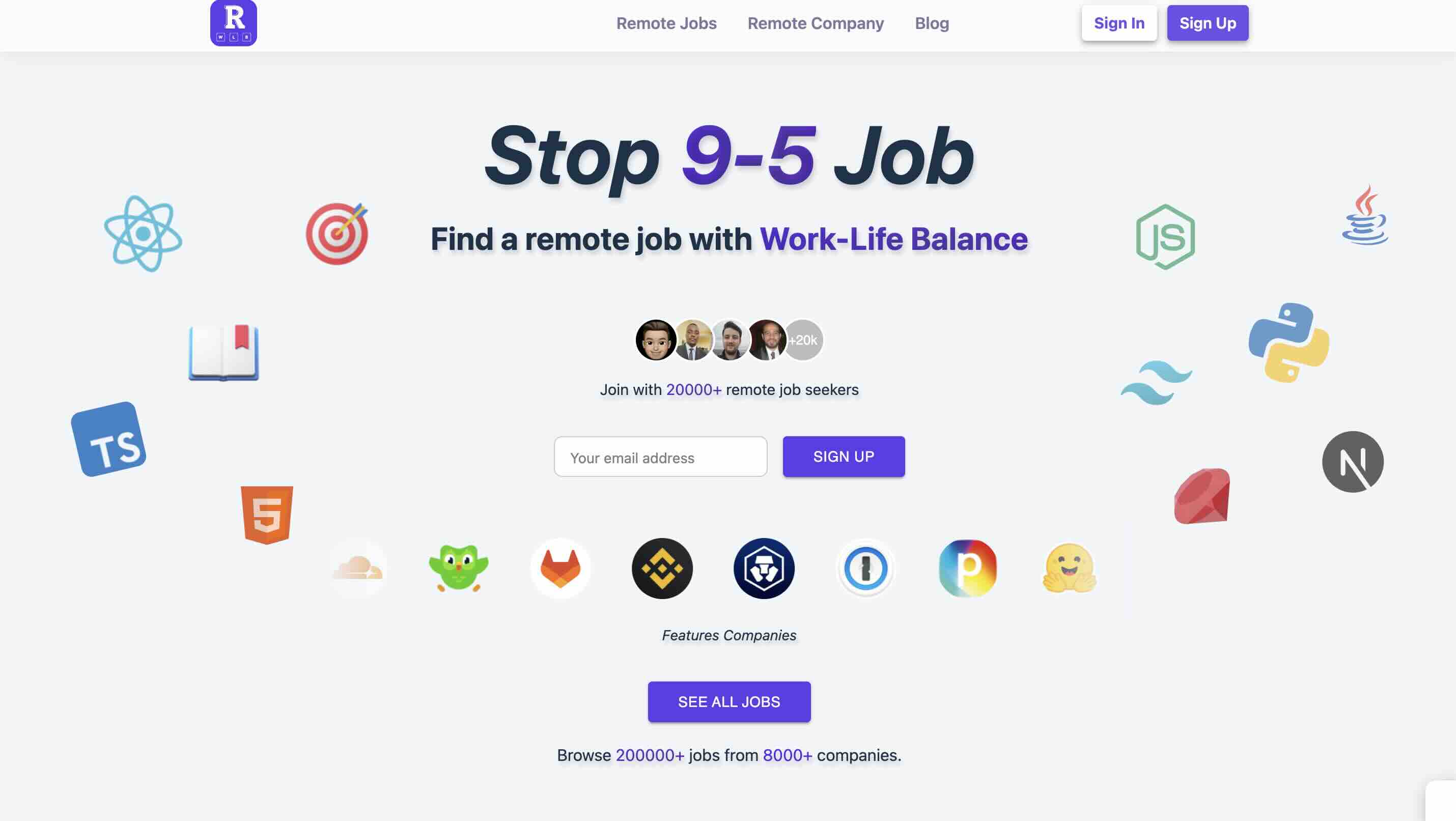 Stop 9-5 Job,find a remote job with Work-Life Balance