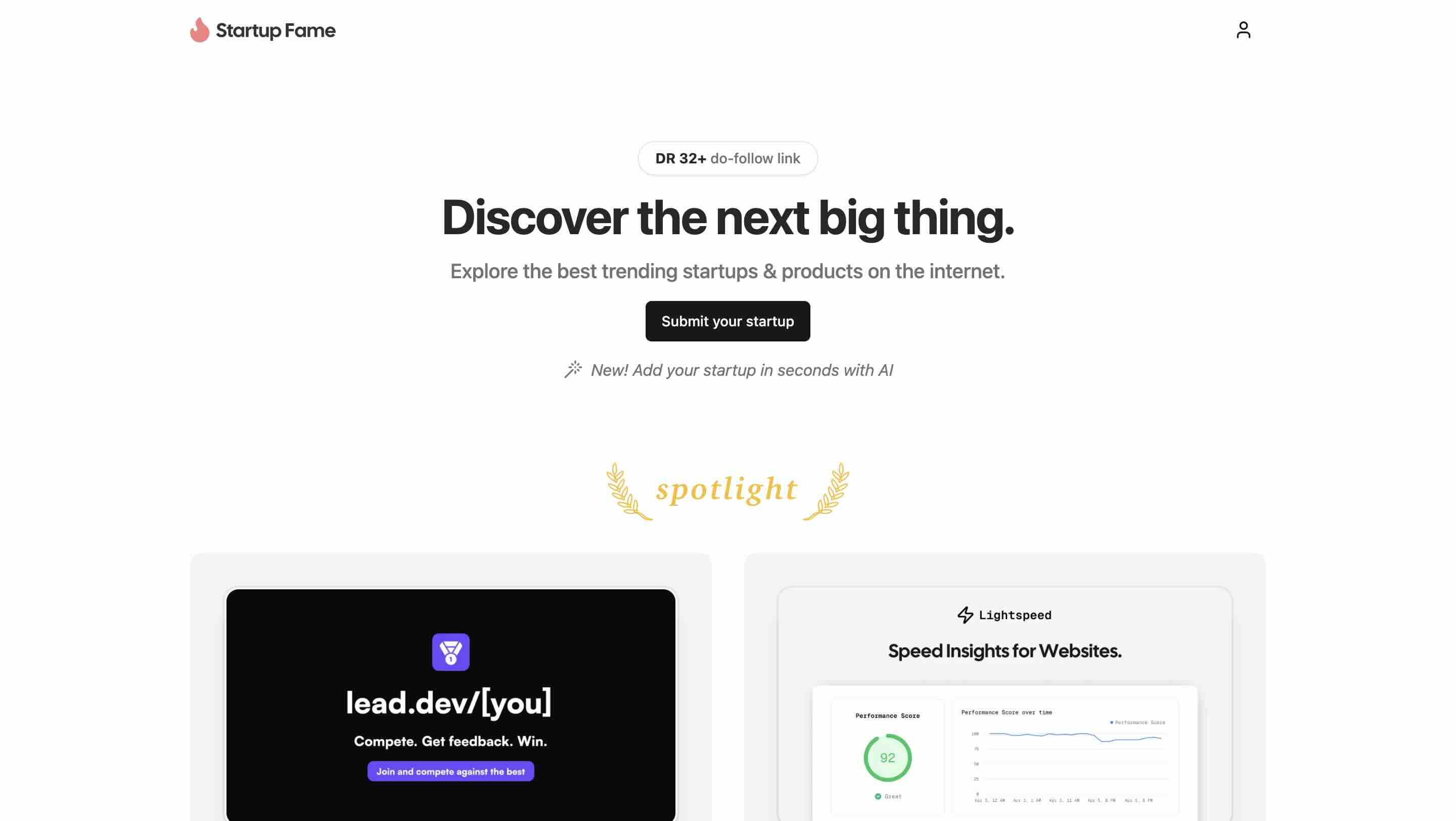 Explore the best trending startups & products on the internet.