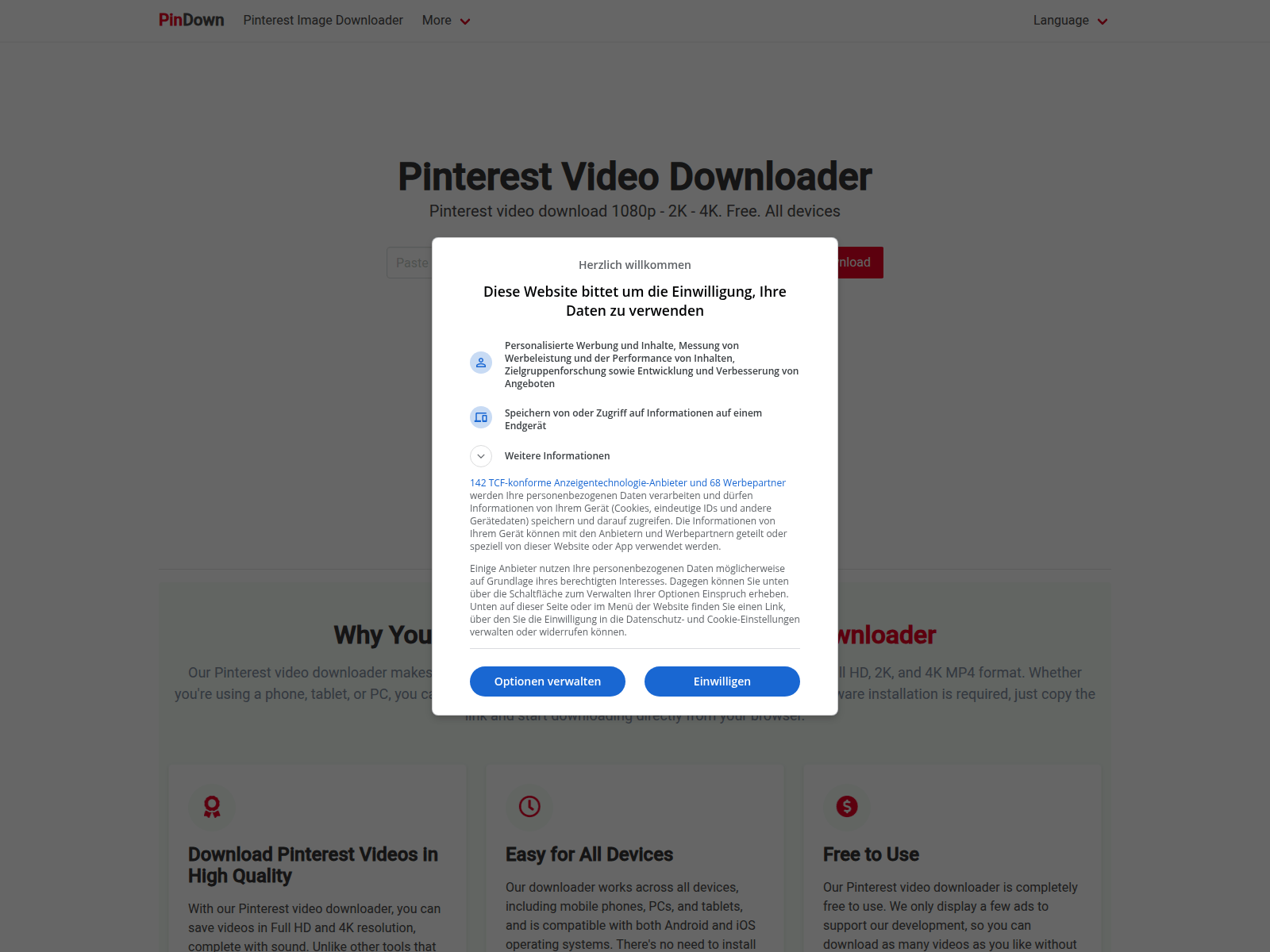 Download high-quality Pinterest videos free across all devices easily.