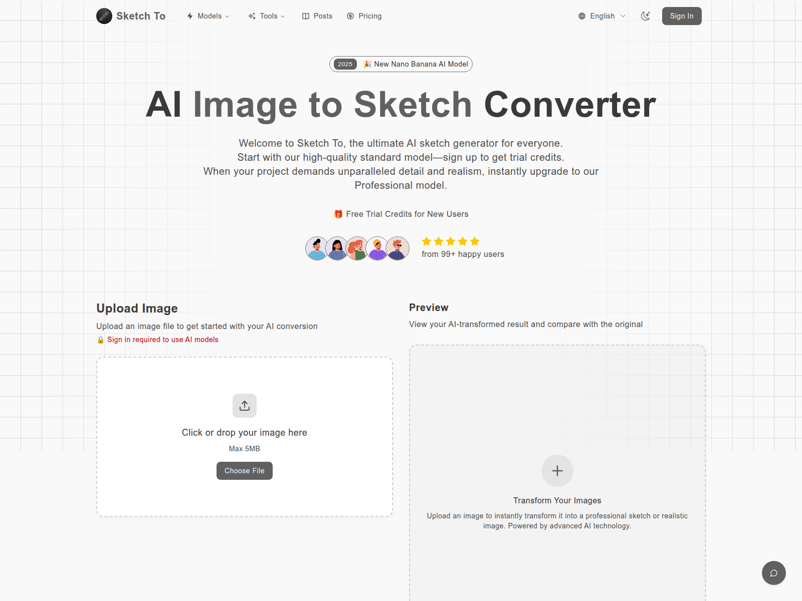 AI tool converting images to sketches, and sketches to realistic images, for all creators.